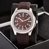 Grenade Watch Men's Watch Elegant Movement Automatic Movement 42.2mm Comfortable Rubber Strap Waterproof Luminous Watch Montre de Luxe