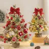 Inne imprezy imprezowe 45 cm Mini Choinka Decorations Home Desktop Małe ozdoby Rok Navidad Gifts Festival 231027