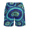 Gymkleding Evil Eye Board Shorts Griekse Amulet Print Casual Strand Heren Design Sport Sneldrogend Zwembroek Cadeau