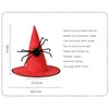 Chapeau de sorcière polyvalent et élégant, parfait pour les costumes d'Halloween, en tissu Non tissé, 1 à 10 pièces, 230920
