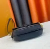 新しい女性ショルダーバッグデザイナーハンドバッグ女性向けの高品質の本物の革ハンドバッグ高級ブランドの波形小さなサドルバッグ財布