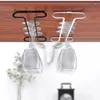 Kitchen Storage Upside Down Wine Glass Holder Iron Hanging Goblet Display Stand Bar Stemware Rack Cabinets Cup Hanger