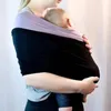 S Slings ryggsäckar 2023 Style Baby Sling Cotton Soft Elastic Spädbarn Toddler Scarf Lätt att bära 231027