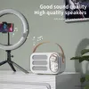 Mini Hoparlörler Taşınabilir Mini Creative Retro Bluetooth Hoparlör Yüksek Hacim Kablosuz Müzik Çalar Ses Hediyeleri Açık Hava Destek