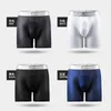 Onderbroeken AOELEMENT 3 stks heren Mesh Ademend Ondergoed Boxer Sport Anti Wrijving Ijs Zijde Lange Slipje Boxershorts Mannen Heren 231027