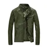 Jaqueta masculina de couro sintético pu, roupa de rua lavada, lã lavada, moda bomber, casaco casual, deri mont 231027