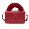 Bags Store Outlet Plush women's autumn and winter new plush portable small square shoulder bag