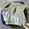 Felpe Felpe con cappuccio da donna Bandiera della Palestina Donna anni '90 Anime Sweat Y2k Felpe estetiche Maglione vintage femminile t3