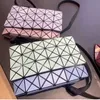 Bijpassende hoge configuratie versie 2024 Sanzhai schouder kangaroo tas geometrische diamant geruite onderarm dames kleur crossbody