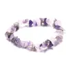 Bärade naturliga kristaller Chakras sten Aquamarines Amethysts Armband Peads Pink Quartz Moonstone Agater för smycken som gör DIY Drop de Dhvai