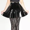 Rokken Grunge Y2k Clubwear Pu Rok Mall Goth Harajuku Donker Gotisch Leer Vrouwen Punk Zwart Hoge Taille Geplooid Streetwear