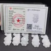 Birmânia certificada 100% natural tipo A Jade Jadeite fino esculpido à mão pingente da sorte