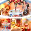 Acessórios para casa de bonecas Cutebee DIY Dollhouse Casas de bonecas de madeira em miniatura Kit de móveis para crianças Ano de Natal Casa 231027