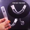 V Form Hosahs Bong Glass Adapter Converter Smoke Accessories 14mm 18mm Man till Female Drop Down Adapters for Bongs Dab Rig 10pcs