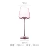 Copos de vinho vendendo flamingo rosa copo vermelho champanhe vidro com boca inclinada pequena taça de cristal de água refrescante