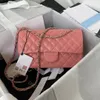 10A TOP BAGTIER Jakość lustra podwójna torba Kanał Crossbody Bag 25 cm 30cm prawdziwa skórzana czarna torebka torebki torebki prawdziwe skórzane jagnięta kawiorowe