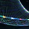 Strings EU Plug 2x3M Christmas Garlands LED String Net Lights Fairy Xmas Party Garden Wedding Decoration Curtain Light