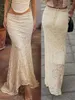 Spódnice kobiety koronkowe spódnica z rybacką swobodną na plażową wakacje streetwearowe ubrania estetyczne