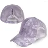 Visières Casquette de camionneur Visière Chapeau Baseball Tie-dye Plaine Unisexe Petits Pains Désordre Impression Casquettes Vache