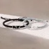 Bracelets de charme Tissage à la main Bracelet en bambou pour hommes Femmes Couple Tissé Baided Corde Réglable Chanceux Amitié Bijoux Cadeau