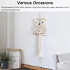 Tapissries QWE123 Boho Wall Hanging Tapestry Cartoon Cotton Wood Art Craft Bohemian Decoration Office Kids Gift Dorm Apartment Apartment