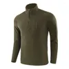 Vestes d'extérieur Automne Hiver Coupe-Vent Pull Tops Randonnée Pour Hommes Veste Polaire Chaude Doublure Armée Fans Formation Militaire Tactique T-shirt