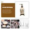 Conteneur distributeur de savon liquide, bouteille de Lotion Vintage, conteneurs de voyage, stockage de fleurs en Abs