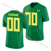 Oregon Ducks voetbalshirt Matayo Uiagalelei aangepaste gestikte heren jeugd 2 Rodrick Pleasant Oregon Jerseys Jurrion Dickey DeForest Buckner