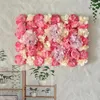 装飾的な花DIY人工花の壁の装飾背景ロマンチックな結婚式の装飾誕生日パーティーショップウィンドウパネル