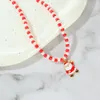 Nouveau collier vent de noël père noël arbre de noël bonhomme de neige pendentif collier femme Simple clavicule chaîne bijoux de mode