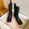 Schnürstiefel, Designerstiefel, hochwertige Damenstiefel, echtes Leder, Halbstiefel für Herren, klassische Schuhe, Rindsleder, klassisch, trendige Plateaus, wasserdicht, Winter, Herbst, L5