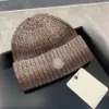 marca chapéu Designer para mulheres homens Beanie moda chapéu arco-íris de malha inverno