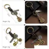 Nyckelringar Lanyards Fashion Car Lovers Par Nyckelringar Musik Guitar Elephant Skateboard Hat Bicycle For Key Ring Tags Gifts Drop D DH7BE