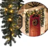 Dekoracje świąteczne 27 m sosny sztuczne jodły wieniec zielony girlandy świąteczny na przyjęciu domowe drzewo rattan 231027
