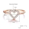 Ringe für Frauen Mädchen Süße Romantische Nette Herz Zirkon 3 Farbe Hochzeit Party Täglichen Fingerring Modeschmuck R916 Drop Deli Dhgarden Otfjq