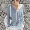 Frauen Blusen 2023 Spitze Frauen Sommer Tops Femme Casual Langarm-shirt Gestrickte Mädchen Bluse Plus Größe Blusas