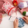 Storage Bags Yarn For Crocheting Travel Use Knitting Crochet Organizer Supplies Ball Needle Button Woolen