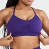 Bras EFFORTLESS MICRO BRALETTE Womens Seamless Sports Ruched Adjusted Straps Fitness Workouts Gym Crop Tops Criss Cross Lingerie 231027