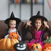 5 Stück Unisex schwarze Hüte für Erwachsene Kinder Halloween Party Supply Cosplay Kostüm Requisiten Dekorationen Zauberer Caps Hexenhut 230920