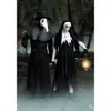 Costume d'Halloween Costume de Cosplay Costumes d'Halloween Zombie Nuns Halloween Vampire Costumes de Performance de Jeu de rôle Adultes Hommes et Femmes