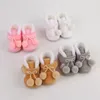 Laarzen Winter Baby Warm Sneeuw Kerst Kinderen Pluizige Kudde Katoenen Schoenen Kinderen Peuter Dikke Pluche Antislip Zachte Eerste wandelaars