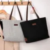 Sacos de cintura Bolsa de lona na moda feminina portátil moda mamãe ombro casual um