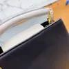 Klasik Lüks Tasarım Tote Deri Çanta Orijinal Donanım Omuz Torbası Zinciri Crossbody Bag Moda Messenger Çantası