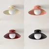 Deckenleuchten Nordic LED minimalistische Macaron Eisen Glühbirne Lampen für Wohnzimmer Schlafzimmer Korridor Gang Eingang Balkon Leuchten