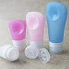 Zeepdispenser 8 ML/60 ML/90 ML Leuke Draagbare Siliconen Hervulbare Fles Gel Lege Shampoo Met sucker Voor Reiziger Groothandel