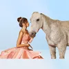 Классное платье с шариком из бисера quinceanera платья мичкой на шей