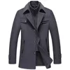 Men's Wool Blends Men Winter Trench Coats Cashmere Man Jackets Overcoats High Quality Male Business Casual 5XL 231027