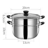 Vapor resistente superior del Cookware sano del pote del vapor del acero inoxidable de las calderas dobles para cocinar