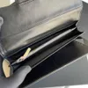 2022hög kvalitet mest fashionabla blixtlåsdesigner plånbokskort och mynt berömda plånböcker fårskinn plånbok lång kreditkortspåse 310w