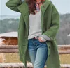 Giacche da donna Cappotto autunno inverno Uomo Giacca a vento casual Moda Giacca a vento lunga Cappotto di lana tinta unita S-3XL